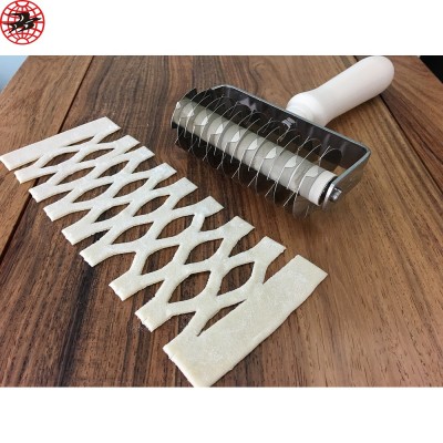 Kitchen Baking Supplies Dough Roller Lattice Craft Pizza Tools