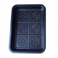 Snowflake shortbread non stick carbon steel baking oven pan